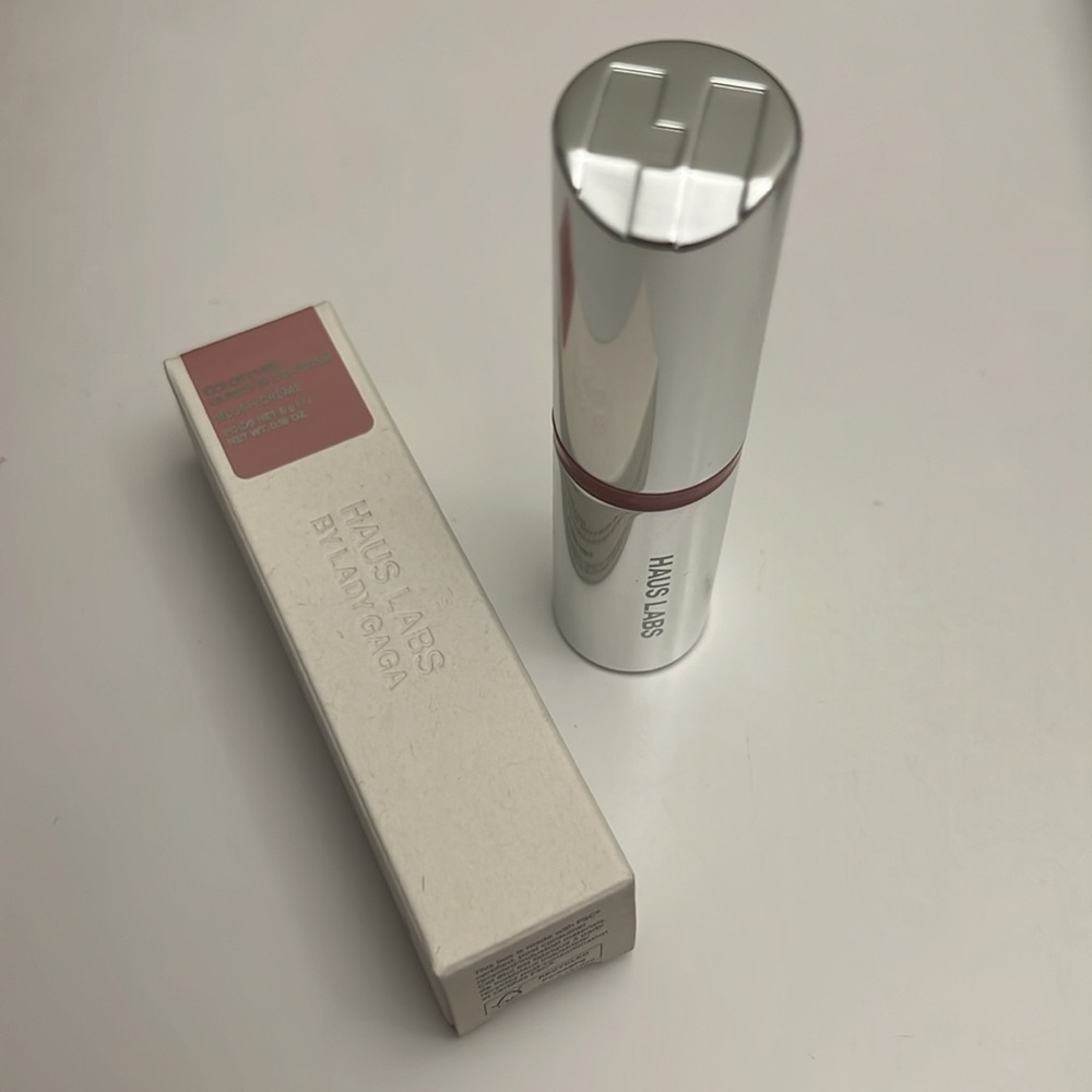 Haus Labs by Lady Gaga Glassy Lip + Cheek Blush Balm Stick in Glassy Hibiscus